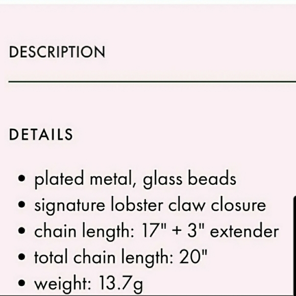 Kate Spade BNWT Very Berry necklace - Picture 5 of 5